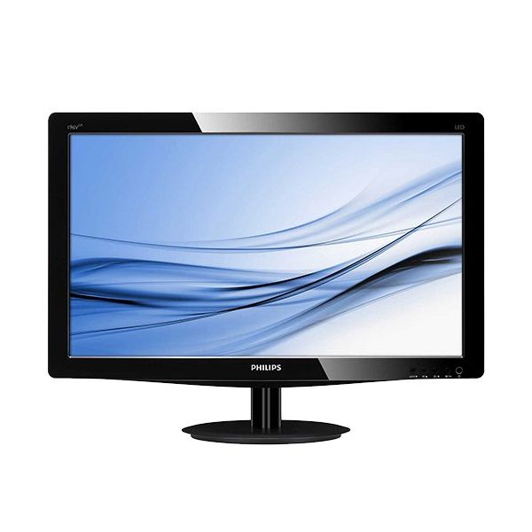 Monitor LCD PHILIPS 196V3LAB5/00 (18.5, 1366x768, TN, 1000:1, 10000000:1(DCR), 170/160, 5ms, DVI/VGA/Audio Interface, MM) Black
