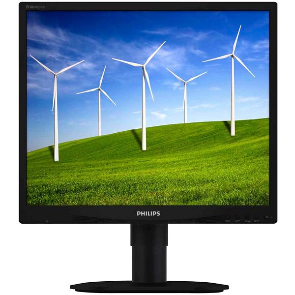 Monitor LED PHILIPS 19B4LCB5/00 ((1280×1024) Pivot LEDTFT, 5ms, 250cd/m2, speakers, D-Sub/DVI-D, black