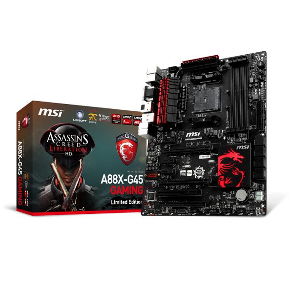 MSI A88X-G45 Gaming, FM2+, D3,S3, HD audio, Gb Lan