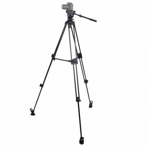 Nest NT-670 169cm 20kg + Fluid Damped Pan Head komplet tripod aluminijski video stativ s fluidnom glavom