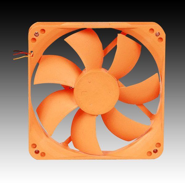 NEXUS System Cooler (fan 12*12*2.5cm,1000RPM,22.8dB,3-pin/4-pin,Sleeve Bearing, Orange)