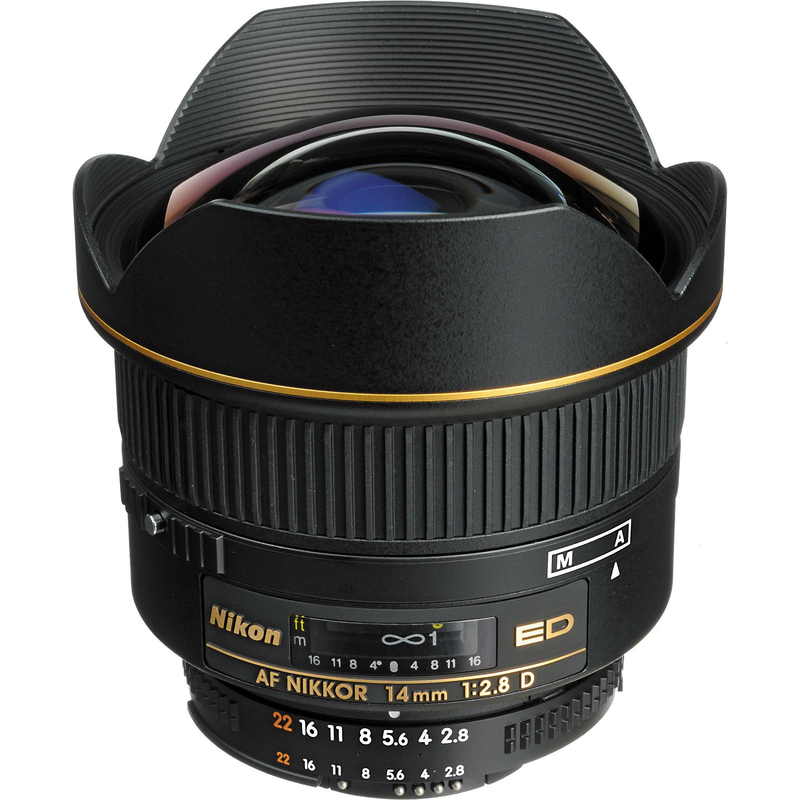 Nikon AF 14mm f/2.8D ED FX Širokokutni objektiv Nikkor 14 f2.8 2.8 f/2,8 wide angle auto focus lens (JAA130DA)