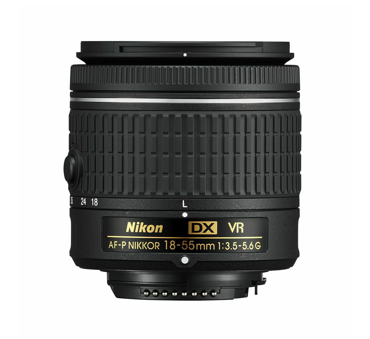 Nikon AF-P 18-55mm f/3.5-5.6G VR DX standardni objektiv auto focus Nikkor 18-55 f/3.5-5.6 F3.5-5.6 zoom lens (JAA826DA)