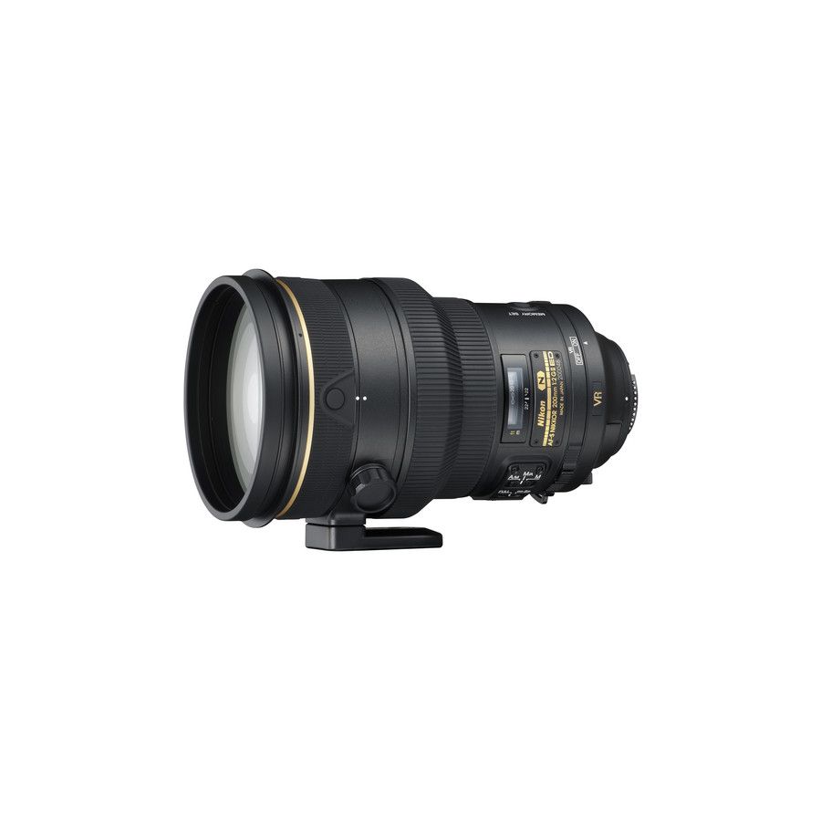 Nikon AF-S 200mm f/2 ED VR II FX portretni telefoto objektiv fiksne žarišne duljine Nikkor auto focus prime lens 200 F2 (JAA340DA)