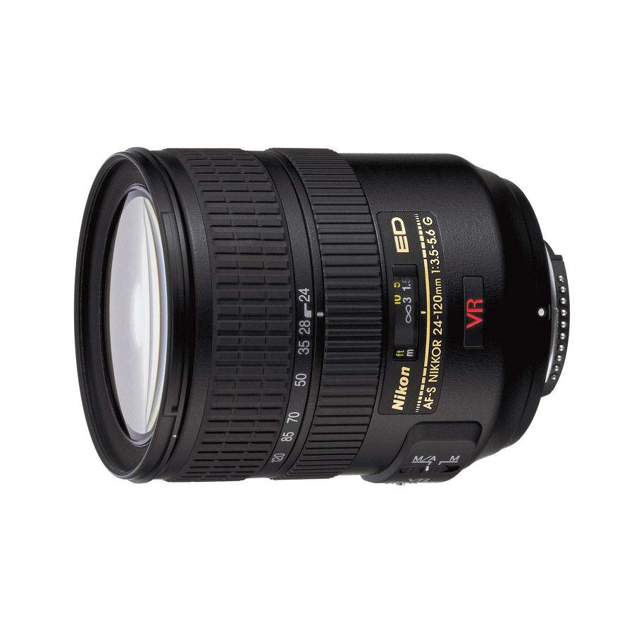 Nikkor AF-S 24-120mm F3.5-5.6G IF-ED VR FX objektiv auto focus Nikon JAA782DA