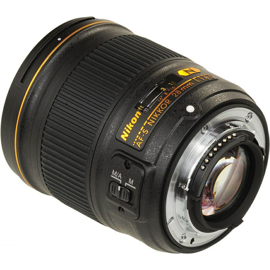 Nikon AF-S 28mm f/1.8G FX širokokutni objektiv fiksne žarišne duljine Nikkor 28 f/1,8G F1.8 G 1.8 auto focus wide prime lens (JAA135DA)