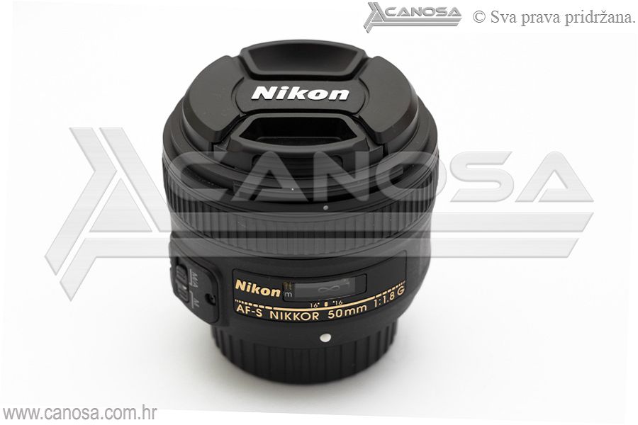 Nikon AF-S 50mm f/1.8G FX standardni objektiv fiksne žarišne duljine Nikkor prime lens auto focus 50 1.8 1.8G F1.8 F1.8G (JAA015DA)