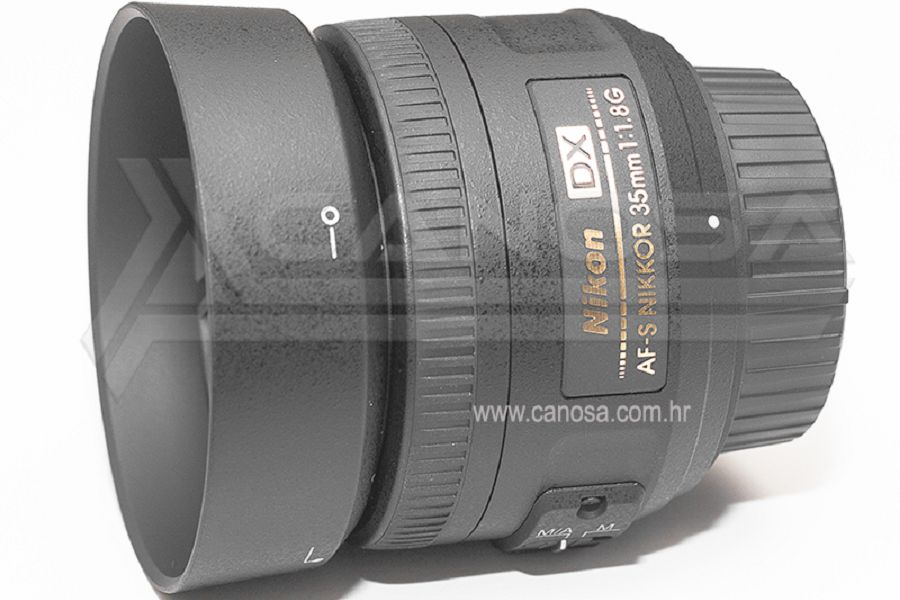Nikon AF-S 35mm f/1.8G DX širokokutni objektiv fiksne žarišne duljine Nikkor 35 f1.8 G auto focus prime lens (JAA132DA)