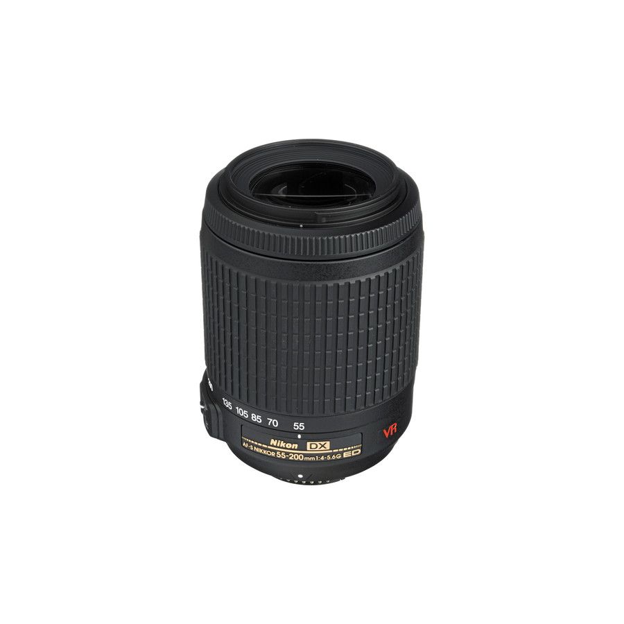 Nikkor AF-S DX 55-200mm F4.5-5.6G BLACK objektiv auto focus Nikon JAA793DC