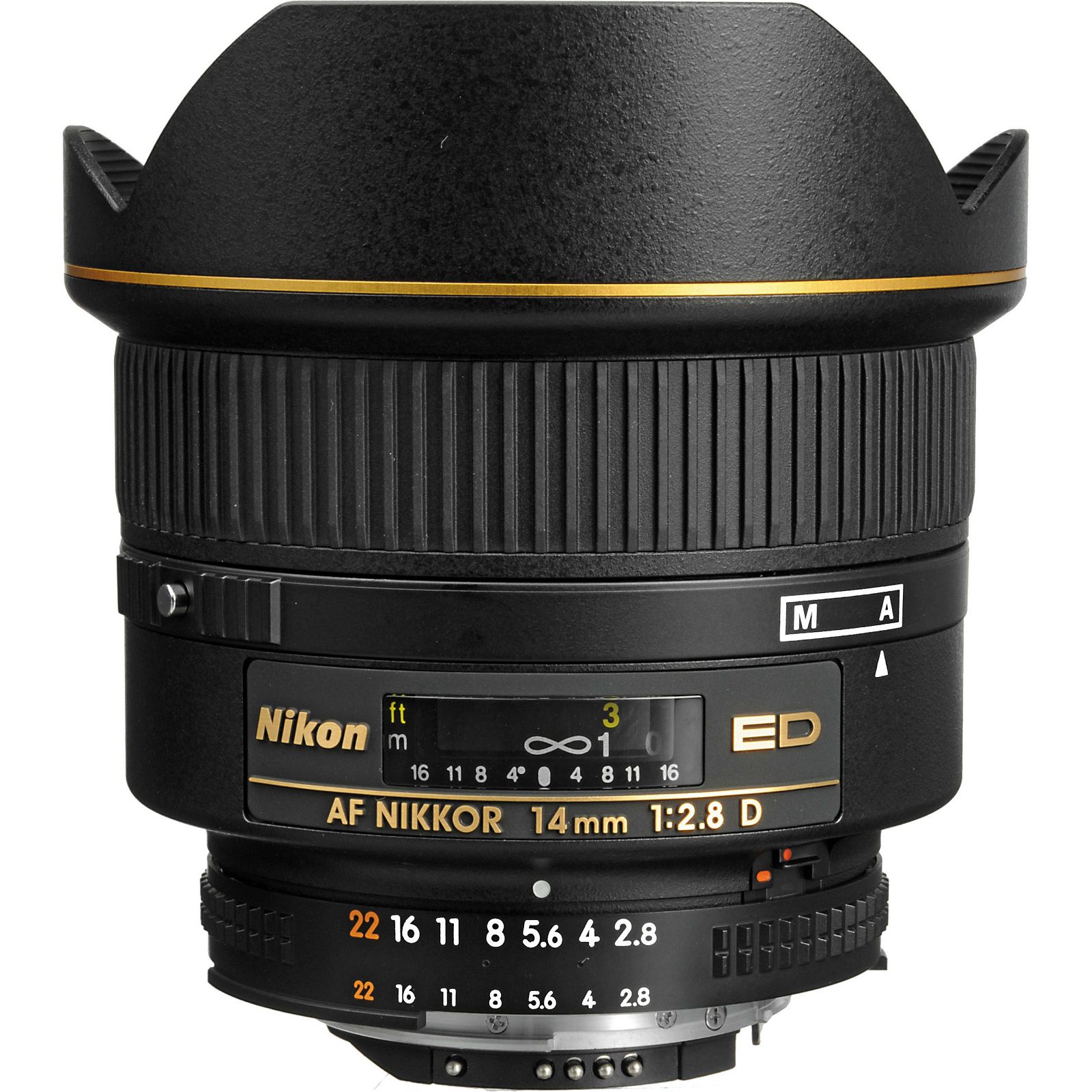Nikon AF 14mm f/2.8D ED FX Širokokutni objektiv Nikkor 14 f2.8 2.8 f/2,8 wide angle auto focus lens (JAA130DA)