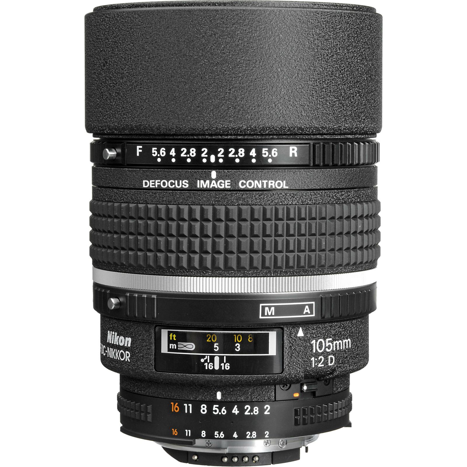 Nikon AF DC 105mm f/2D FX Portretni telefoto objektiv fiksne žarišne duljine Nikkor auto focus prime lens 105 f/2.0 F2D f/2 D (JAA327DA)