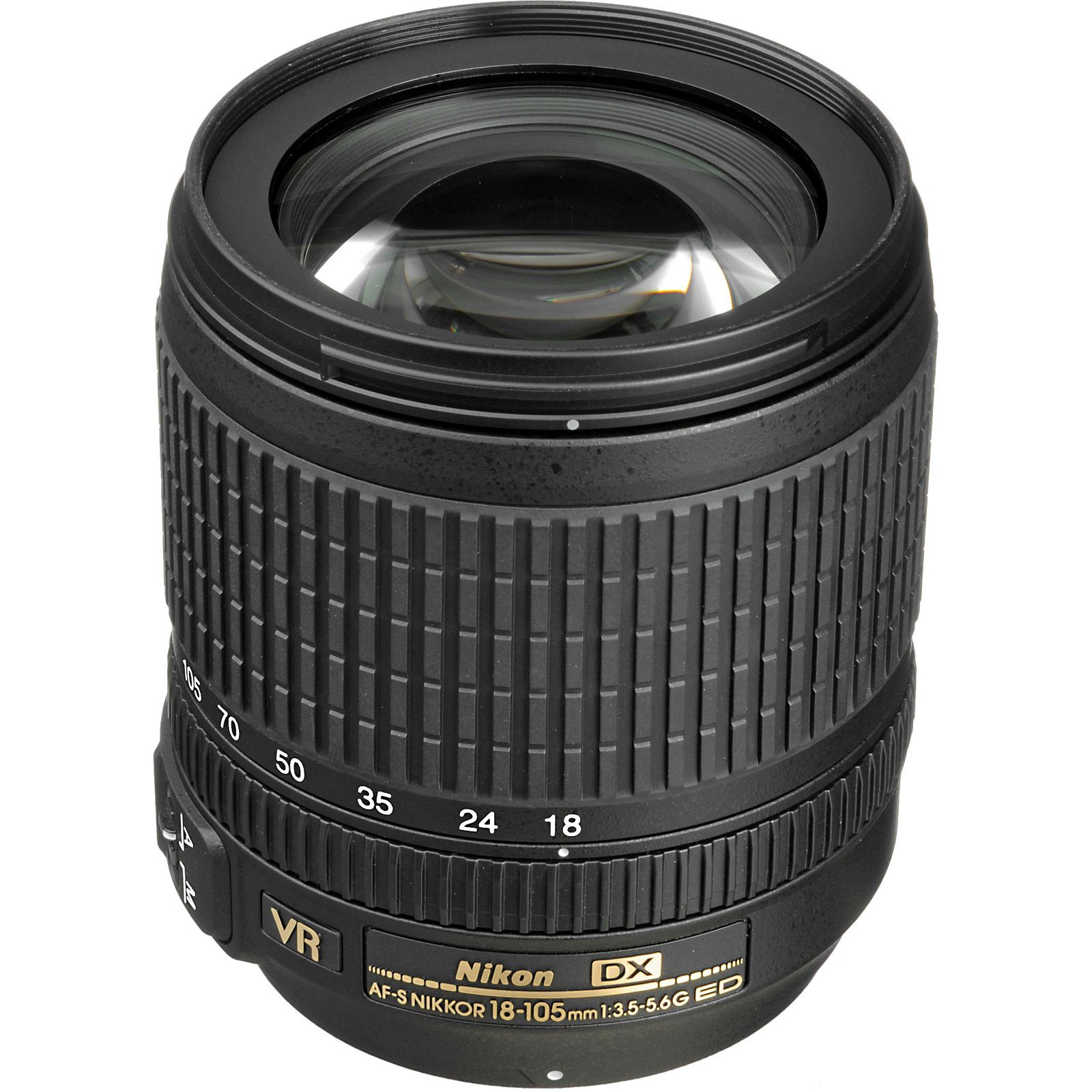 Nikon AF-S 18-105mm f/3.5-5.6G VR DX standardni objektiv Nikkor 18-105 f/3.5-5.6 F3.5-5.6 3.5-5.6 auto focus zoom lens (JAA805DA)