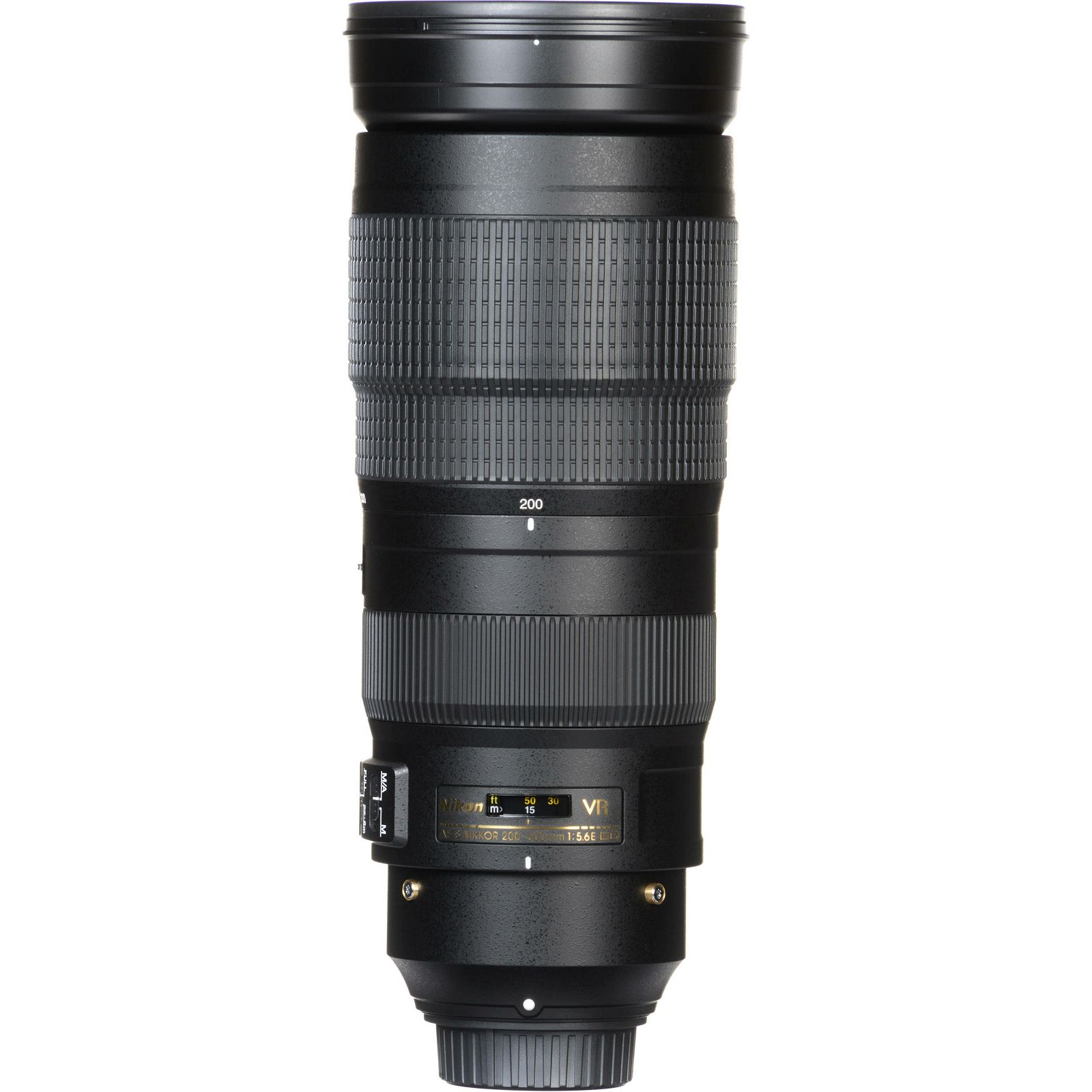 Nikon AF-S 200-500mm f/5.6E ED VR FX telefoto objektiv Nikkor auto focus zoom lens 200-500 f/5.6 f5.6 E f5.6E (JAA822DA)