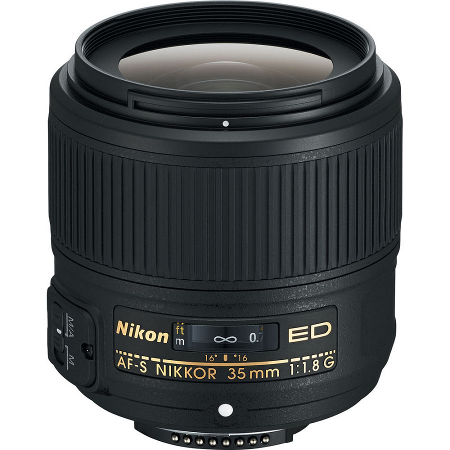 Nikon AF-S 35mm f/1.8G ED FX širokokutni objektiv fiksne žarišne duljine za Full Frame Nikkor 35 F 1.8G 1.8 F1.8 wide angle prime lens (JAA137DA)