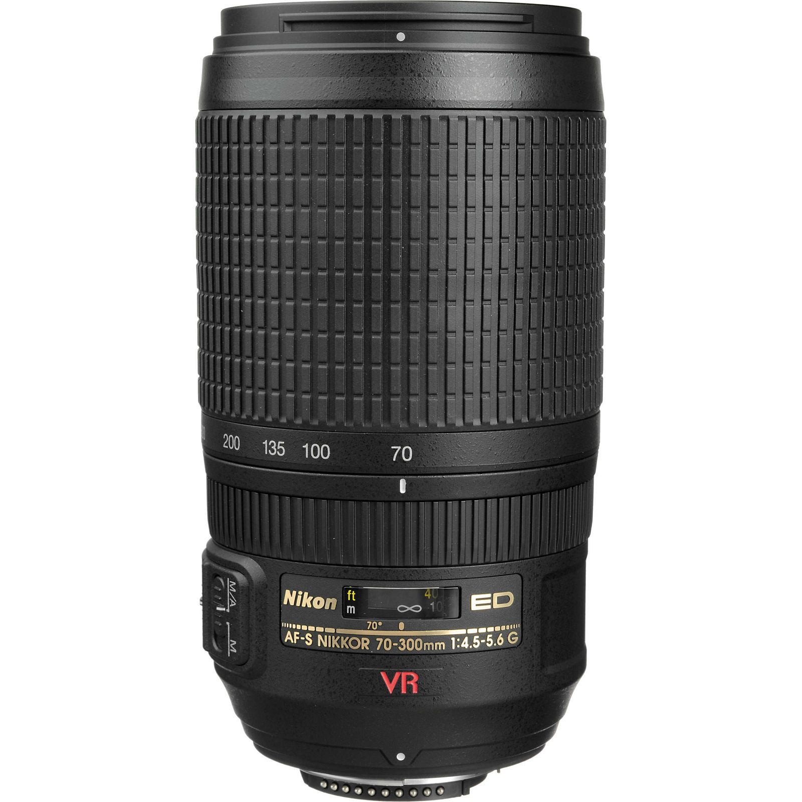 Nikon AF-S 70-300mm f/4.5-5.6G IF-ED VR FX telefoto objektiv Nikkor 70-300 4.5-5.6 G auto focus lens (JAA795DA)