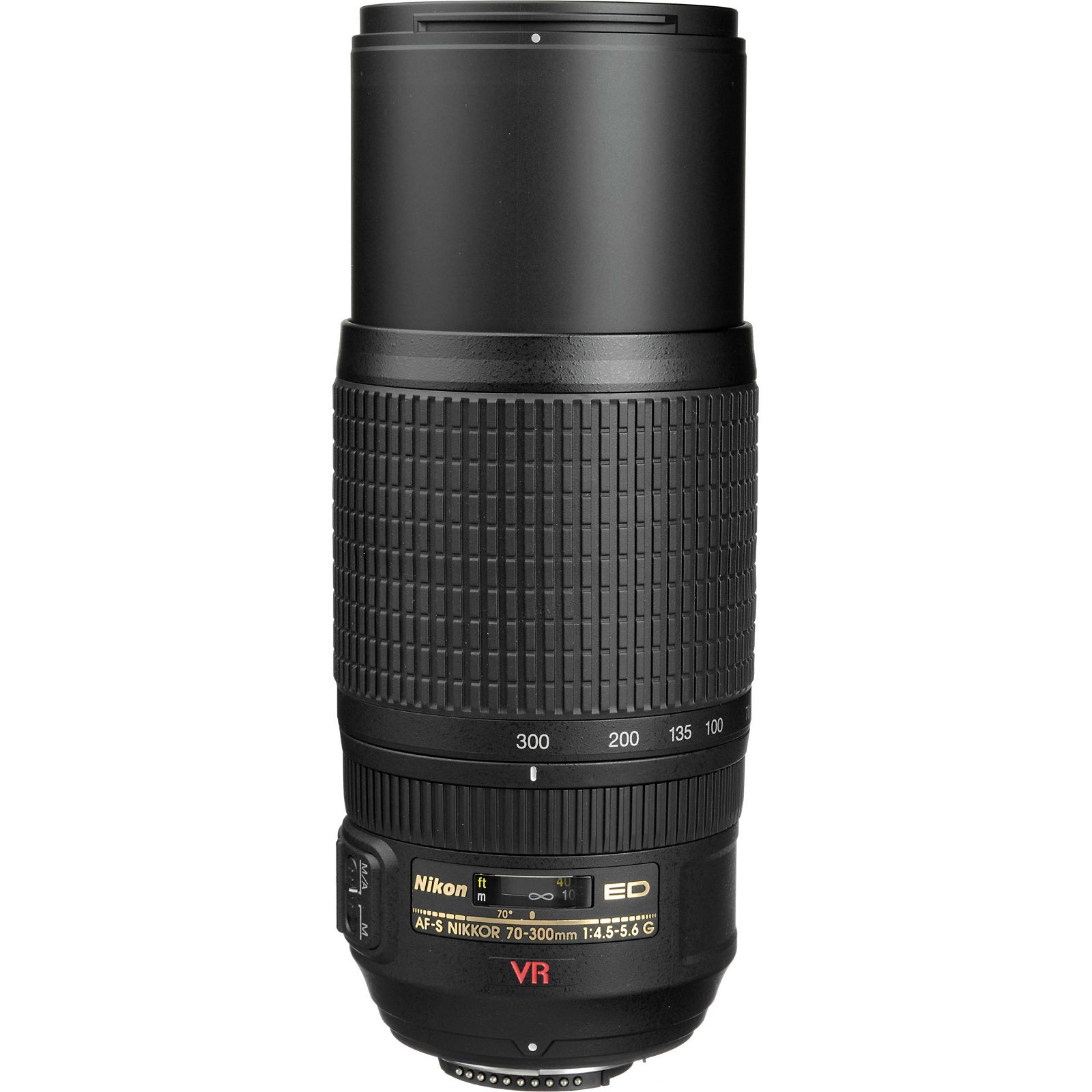 Nikon AF-S 70-300mm f/4.5-5.6G IF-ED VR FX telefoto objektiv Nikkor 70-300 4.5-5.6 G auto focus lens (JAA795DA)