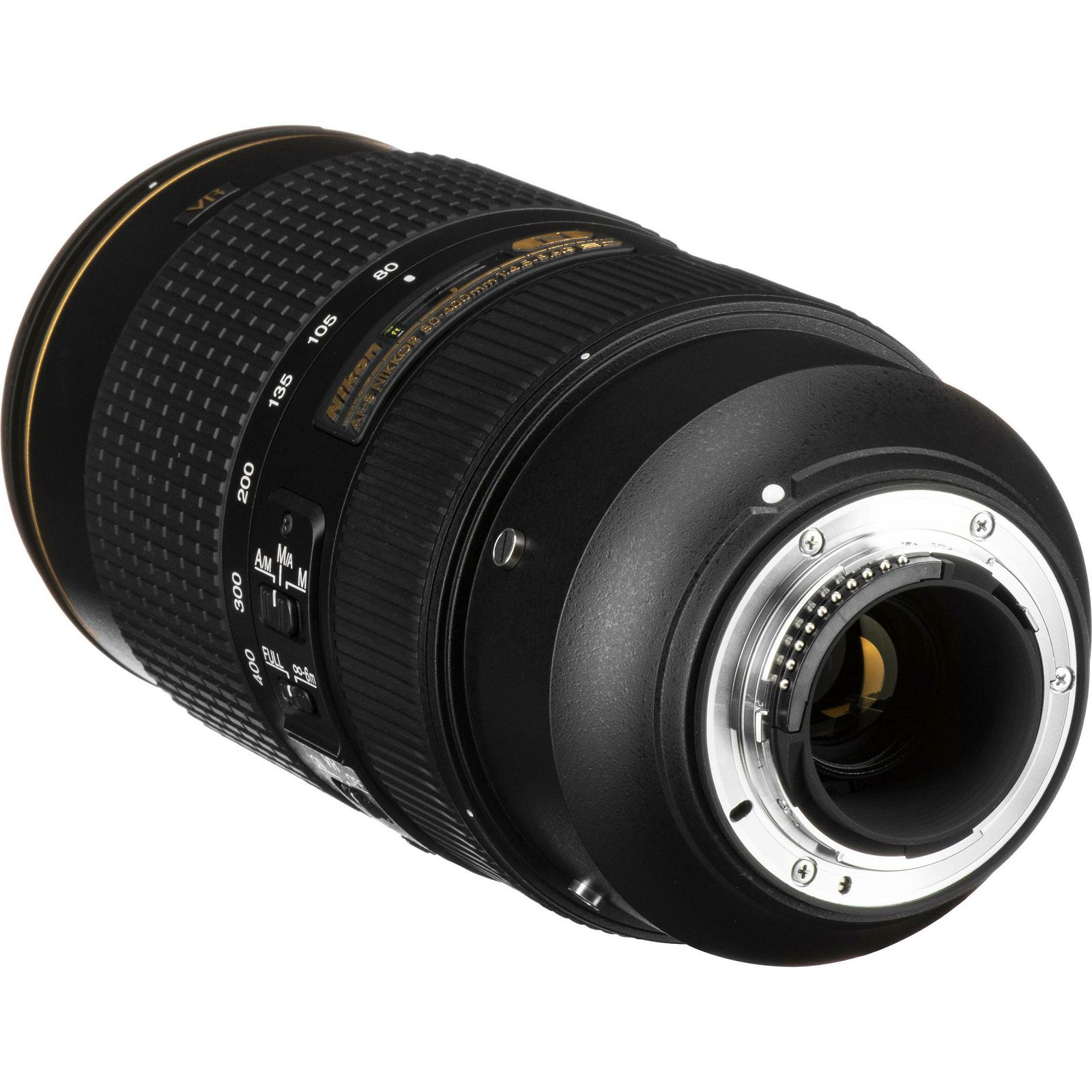 Nikon AF-S 80-400mm f/4.5-5.6G ED VR FX telefoto objektiv Nikkor 80-400 4.5-5.6 G auto focus zoom lens (JAA817EA)