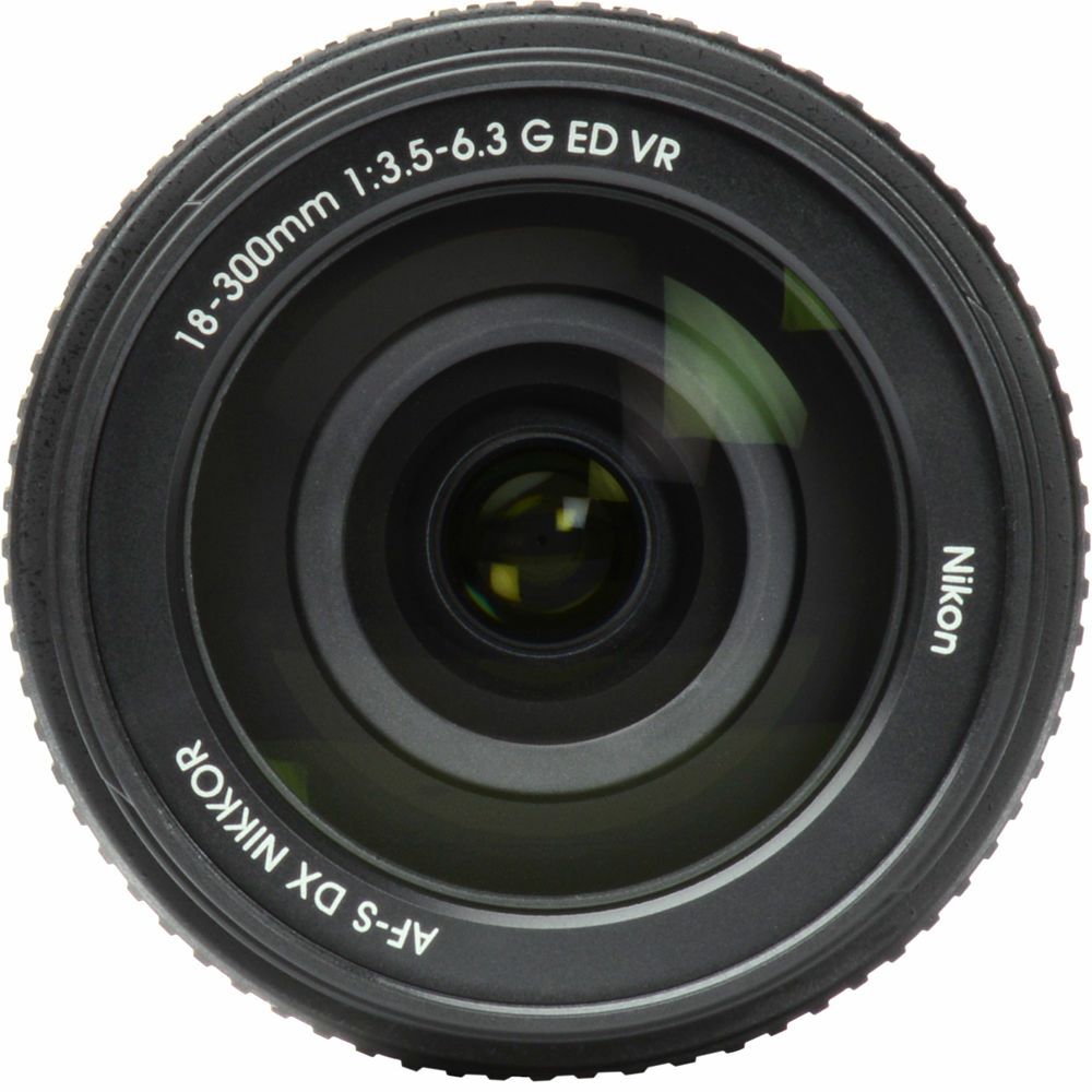 Nikon AF-S 18-300mm f/3.5-6.3G ED VR DX allround objektiv Nikkor 18-300 3.5-6.3 G auto focus zoom lens (JAA821DA)