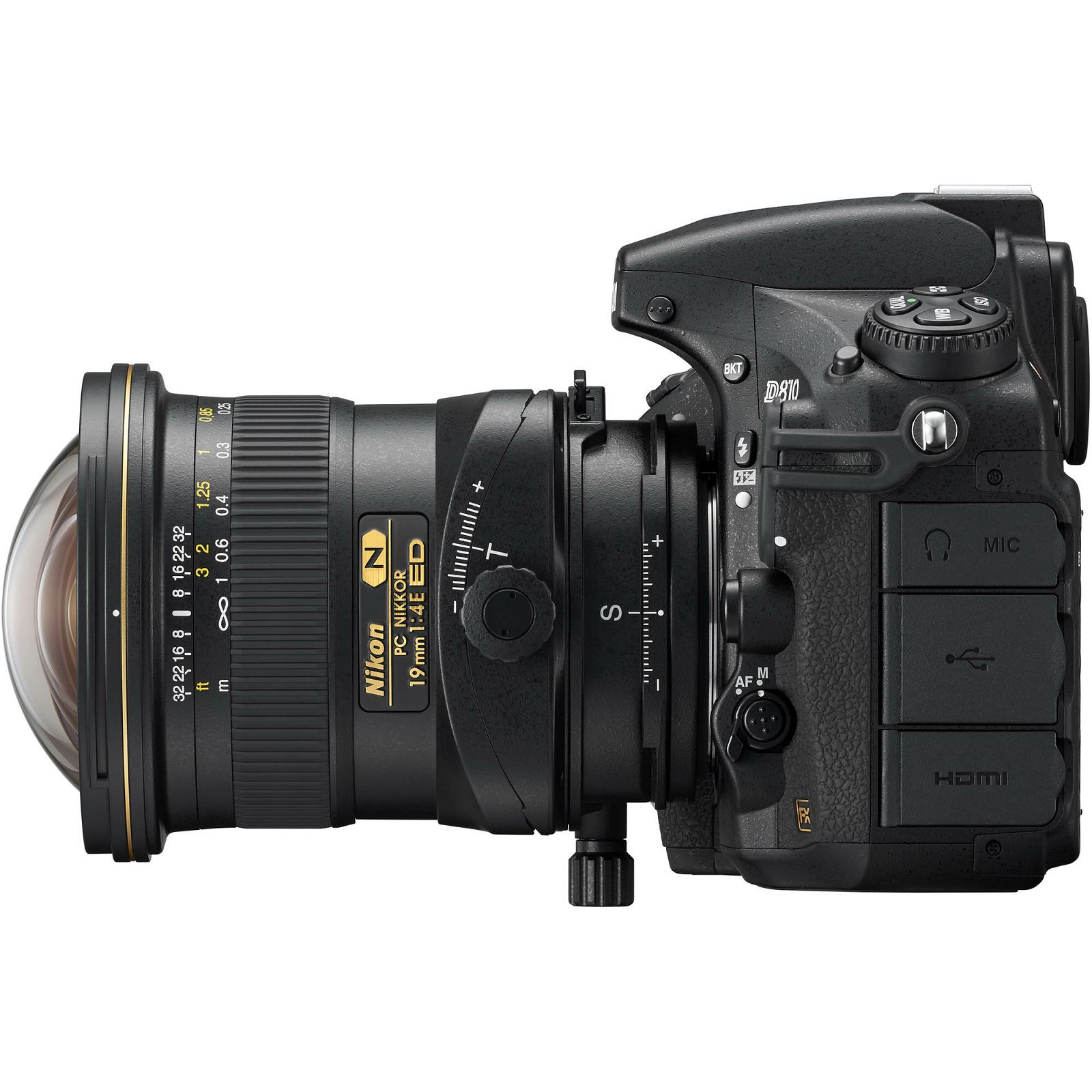 Nikon AI PC-E 19mm f/4E ED tilt-shift širokokutni objektiv Nikkor 19 f/4 D F4 4.0 E Professional prime lens (JAA639DA)