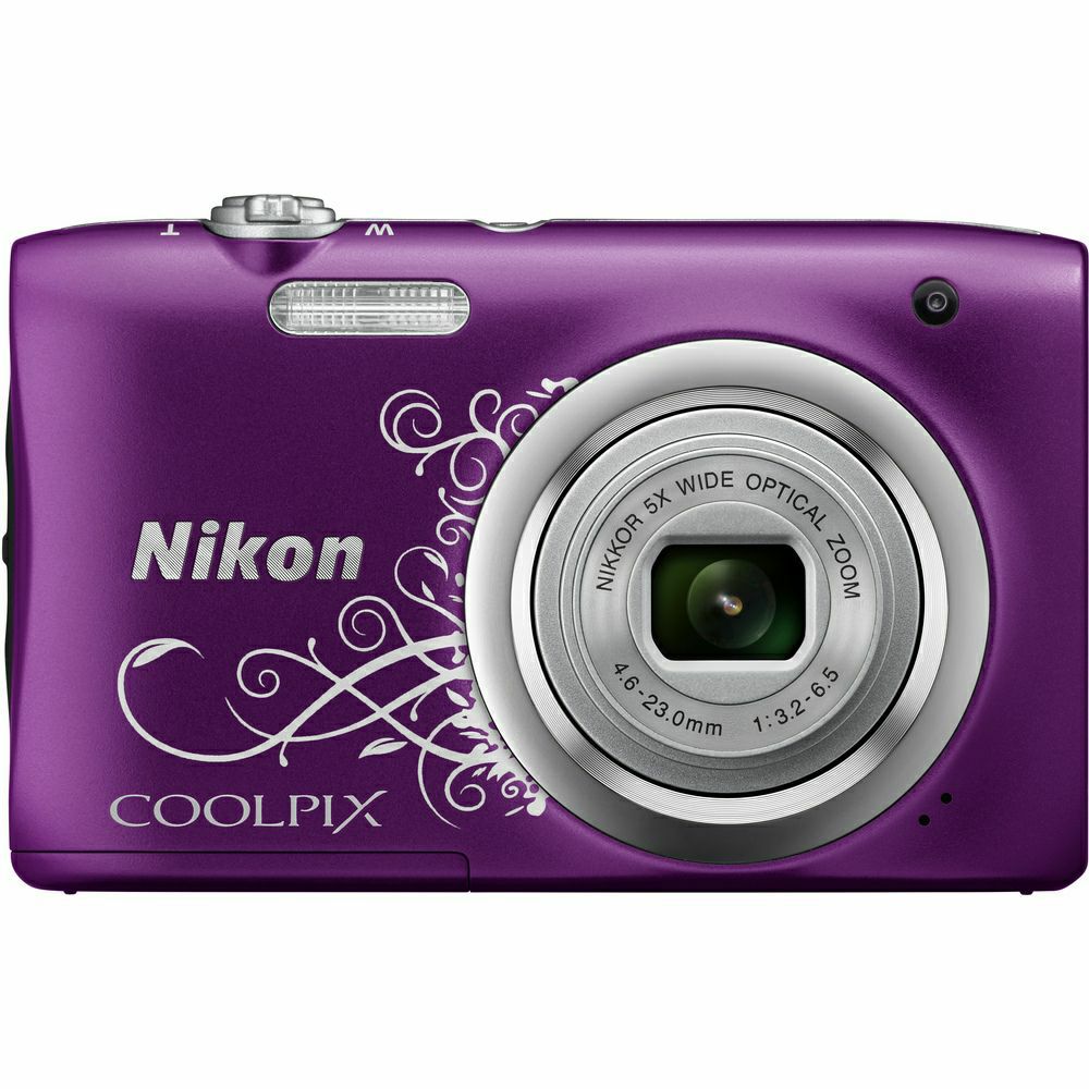 Nikon Coolpix A100 Purple Lineart ljubičasti digitalni kompaktni fotoaparat (VNA974E1)