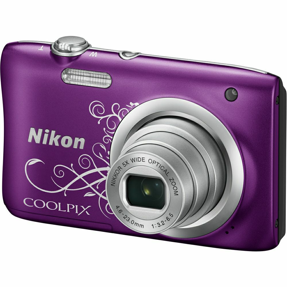 Nikon Coolpix A100 Purple Lineart ljubičasti digitalni kompaktni fotoaparat (VNA974E1)