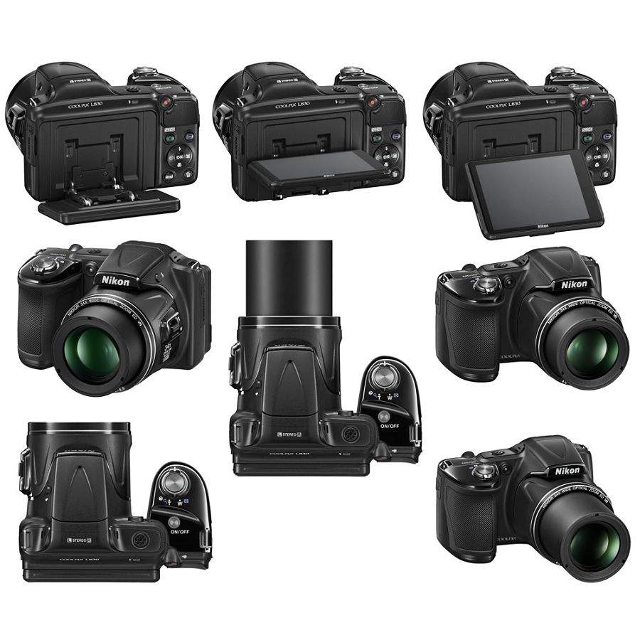 Nikon COOLPIX L830 Black VNA600E1 fotoaparat