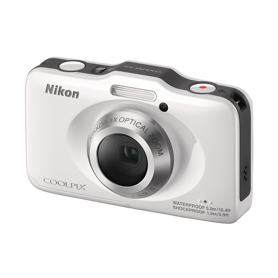 Nikon COOLPIX S31 White Style Digitalni kompaktni fotoaparat