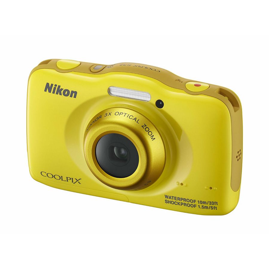 Nikon COOLPIX S33 Yellow digitalni fotoaparat