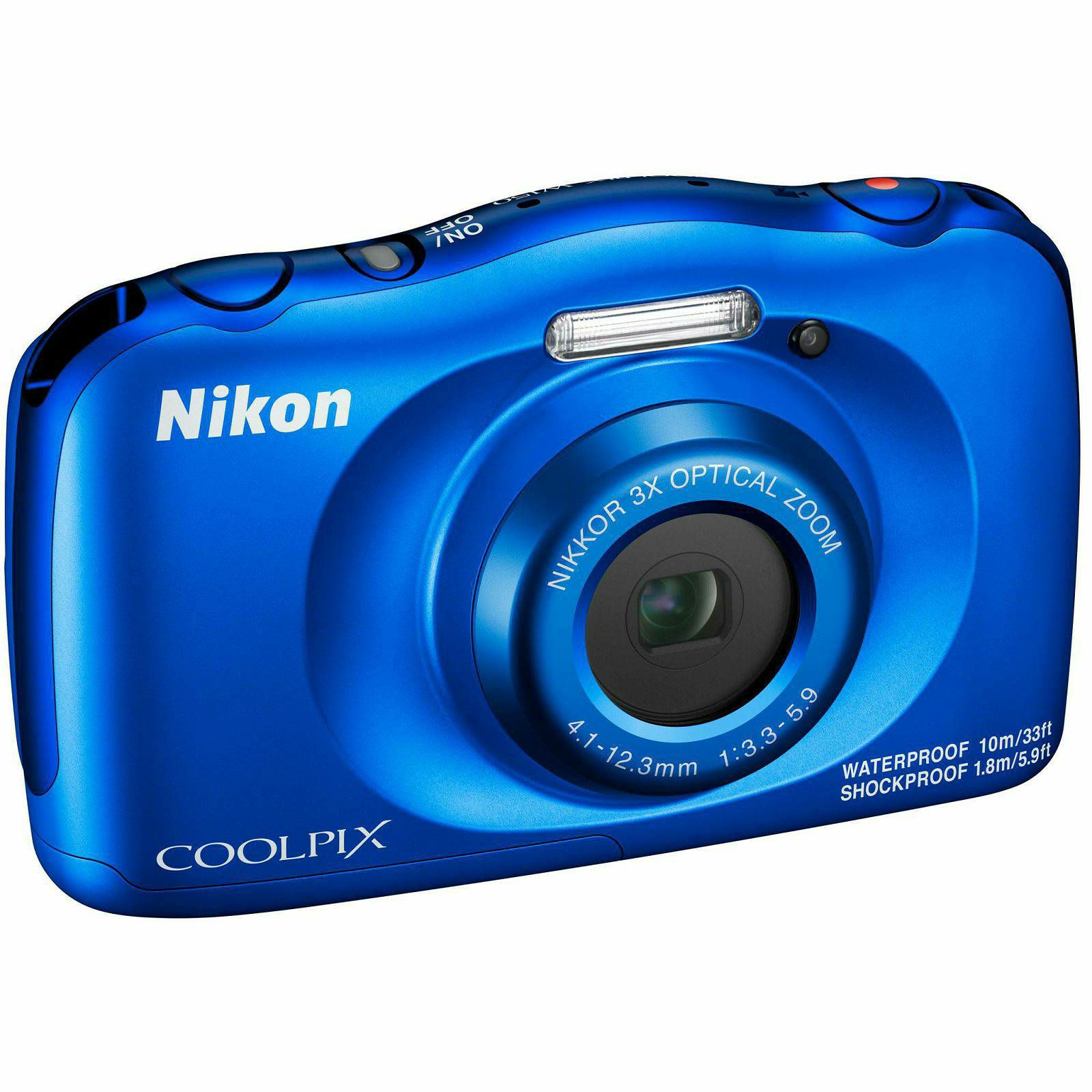 Nikon Coolpix W150 Blue Backpack Kit All Weather Waterproof Camera