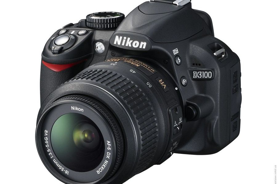 Nikon D3100 KIT WITH AF18-55VR BLACK Consumer DSLR fotoaparat VBA280K001
