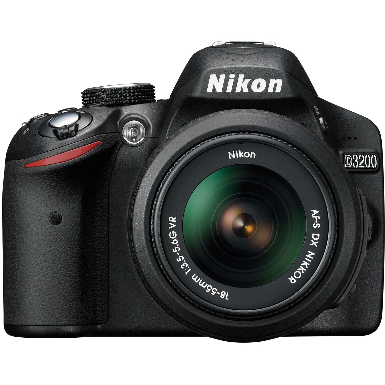 Nikon D3200 KIT WITH AF18-55 II Black Consumer DSLR fotoaparat 18-55mm f/3.5-5.6G ED II VBA330K009