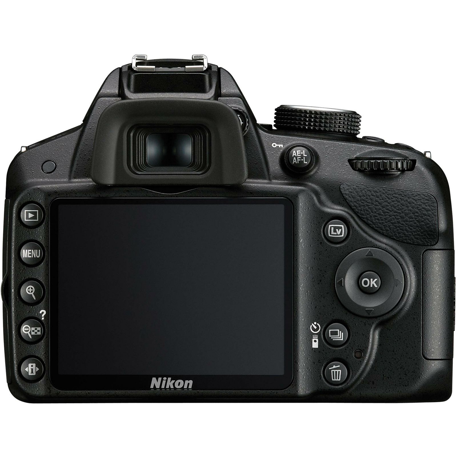 Nikon D3200 KIT WITH AF18-55 II Black Consumer DSLR fotoaparat 18-55mm f/3.5-5.6G ED II VBA330K009