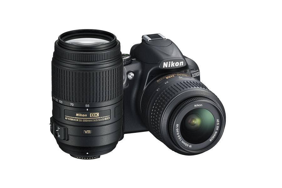 Nikon D3200 KIT WITH AF18-55VR + AF55-300VR Consumer DSLR fotoaparat VBA280K005