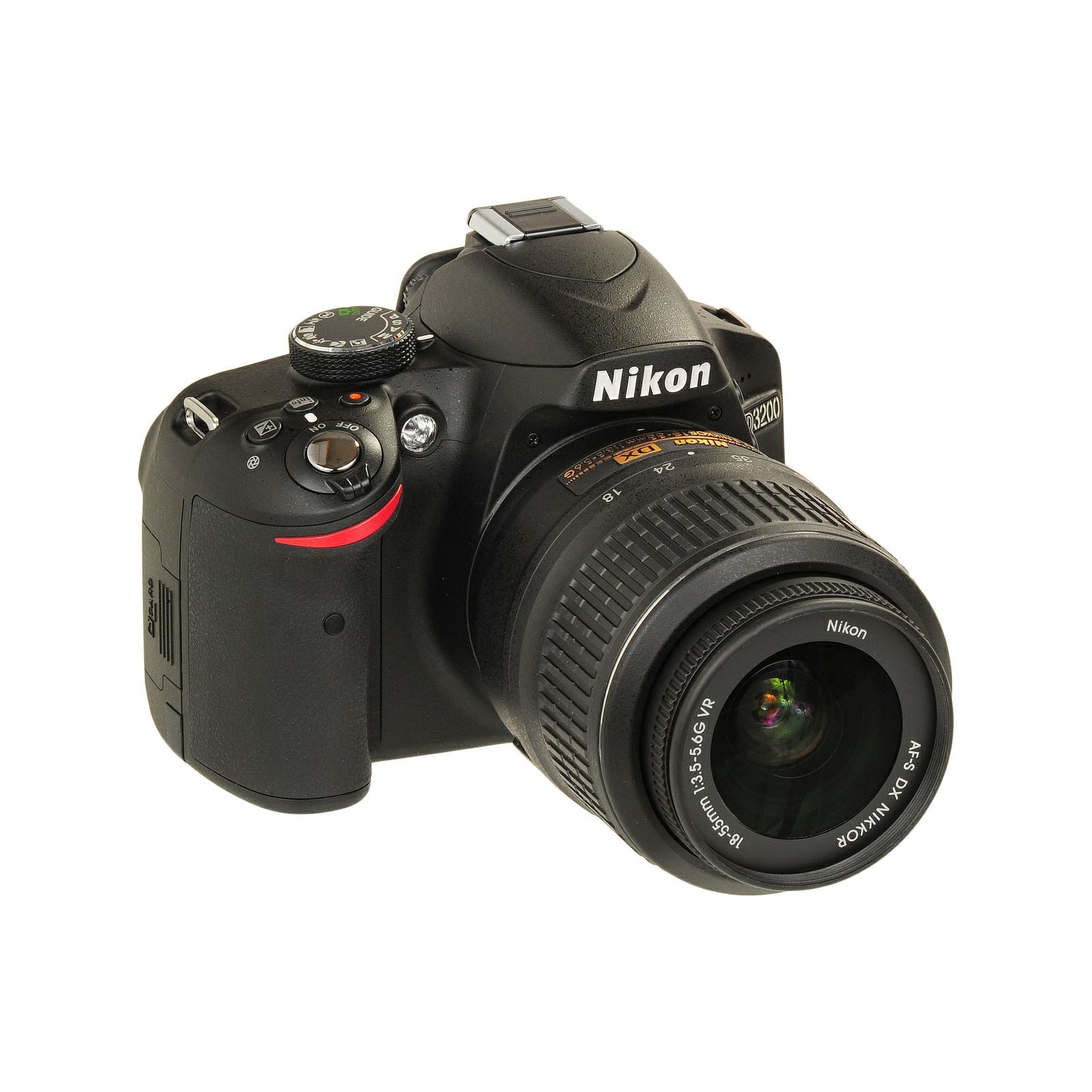 Nikon D3200 KIT WITH AF18-55VR II Black Consumer DSLR fotoaparat VBA330K002 + objektiv 18-55 VR II