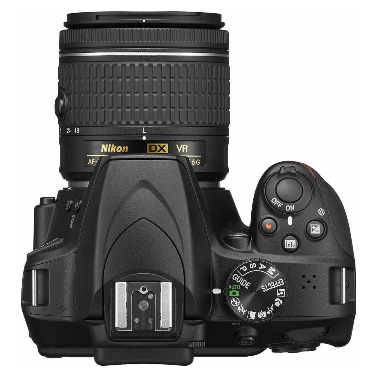 Nikon D3400 + AF-P 18-55VR Black KIT DSLR digitalni fotoaparat i objektiv AF-P DX 18-55mm f/3.5-5.6G VR (VBA490K001)