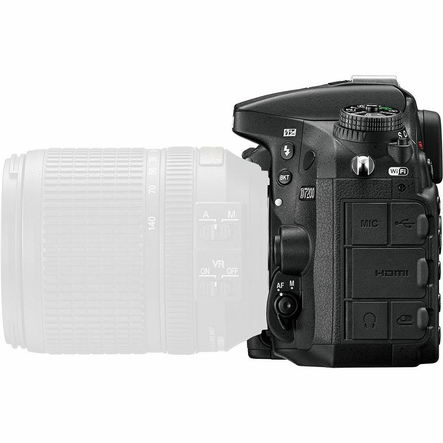 Nikon D7200 Body DSLR digitalni fotoaparat tijelo (VBA450AE)