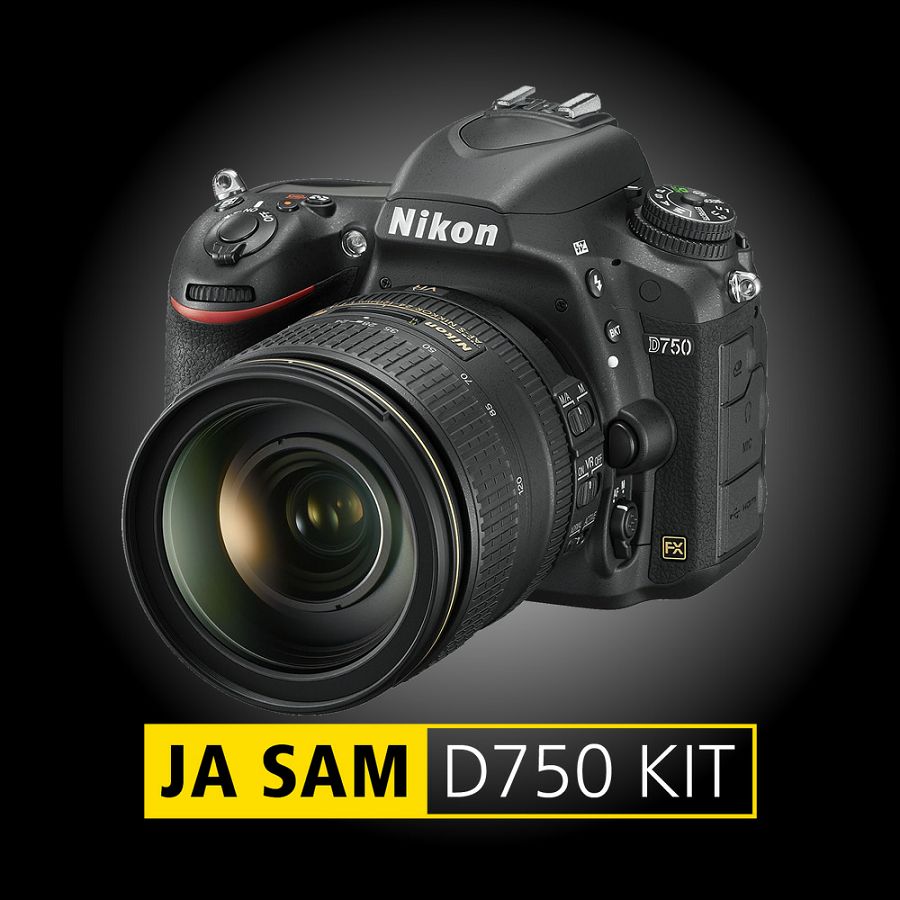 Nikon D750 + AF-S 24-120mm f/4G VR komplet DSLR Digitalni fotoaparat i objektiv 24-120 F4.0 (VBA420K001)