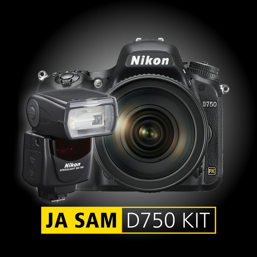 Nikon D750 + AF-S 85mm f/1.8G + SB-700 fotoaparat + objektiv 85 1.8 + bljeskalica SB700