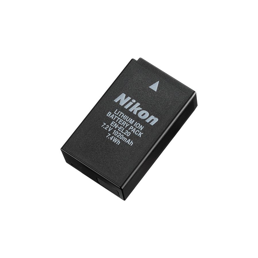 Nikon EN-EL20 1110mAh 7.2V Rechargeable Li-ion Battery EN baterija za Nikon 1 V3, J1, J2, J3, S1, Coolpix A, Blackmagic Pocket Cinema Camera (VFB11201)