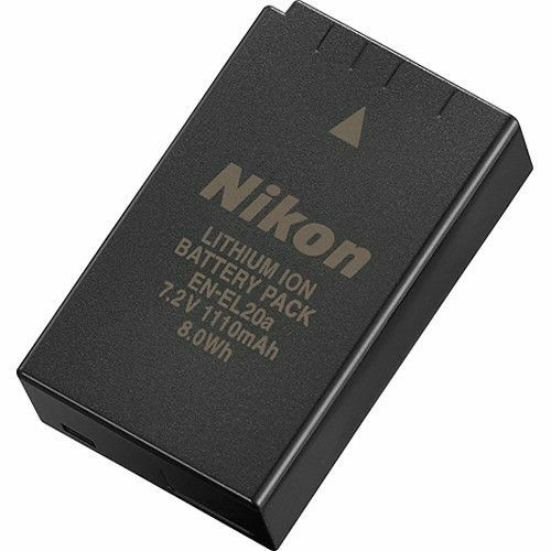 Nikon EN-EL20A Rechargeable Li-ion Battery baterija za Nikon 1 V3, J1, J2, J3, S1, Coolpix A, Blackmagic Pocket Cinema Camera (VFB11601)