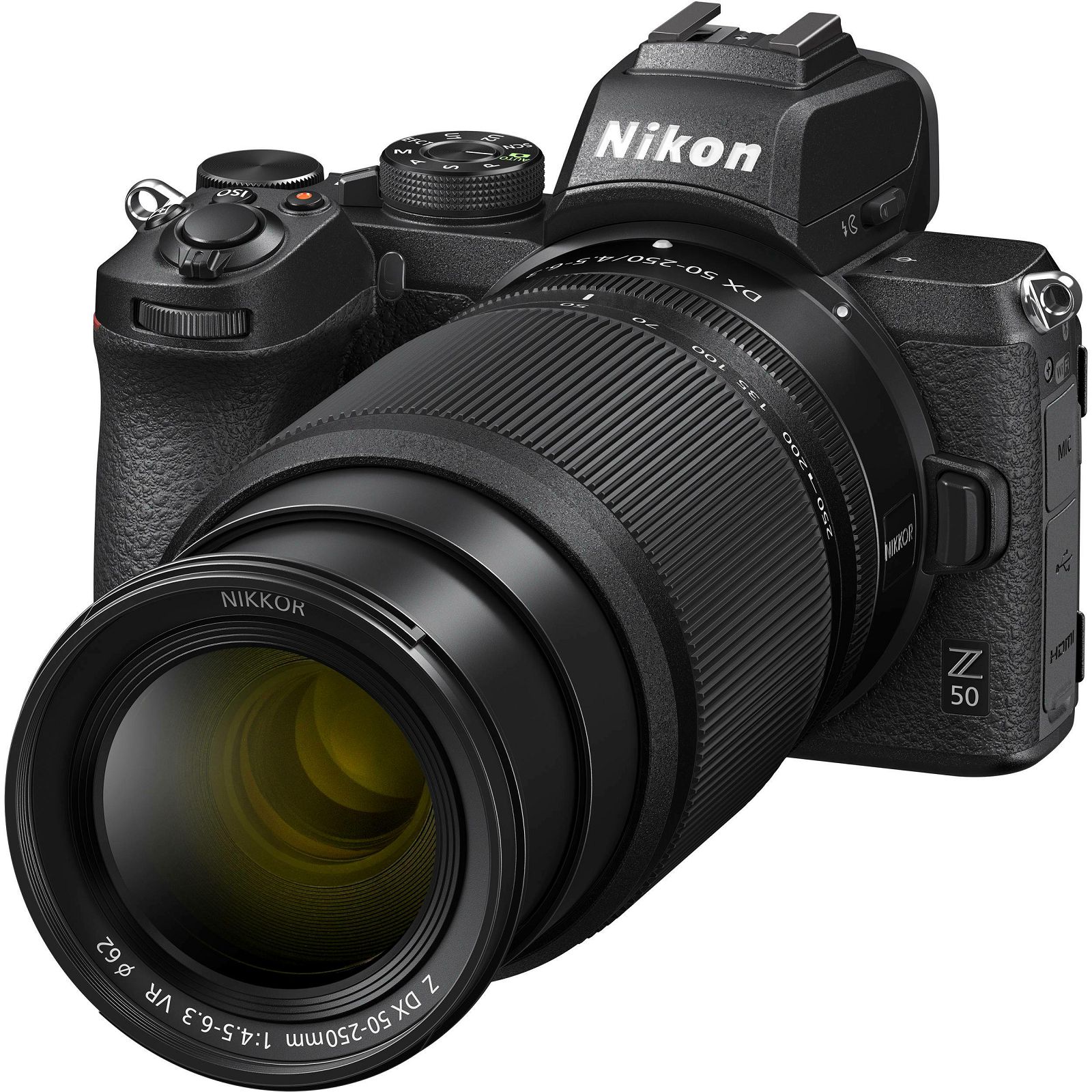Nikon Z50 + Z 16-50mm f/3.5-6.3 VR + Z 50-250mm f/4.5-6.3 VR DX KIT Mirrorless Digital Camera bezrcalni digitalni fotoaparat tijelo s objektivima (VOA050K002)