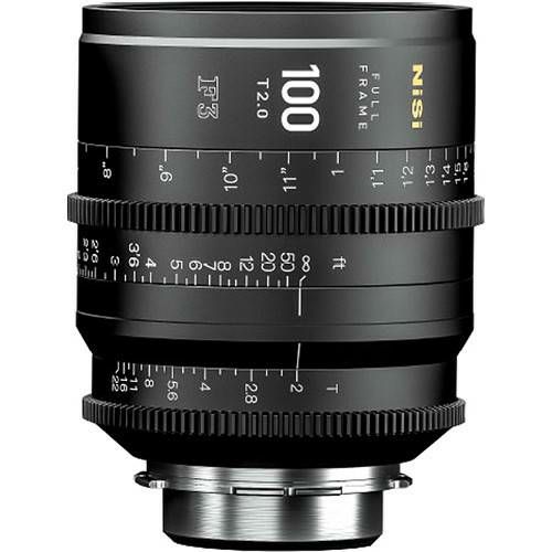 NiSi 100mm T2.0 F3 Prime Cinema Lens PL Mount Cine video filmski objektiv