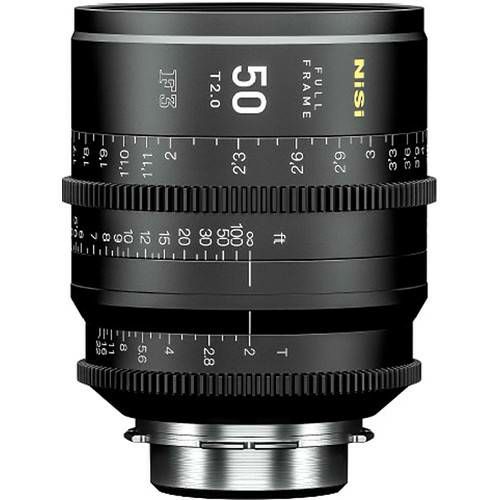NiSi 50mm T2.0 F3 Prime Cinema Lens PL Mount Cine video filmski objektiv