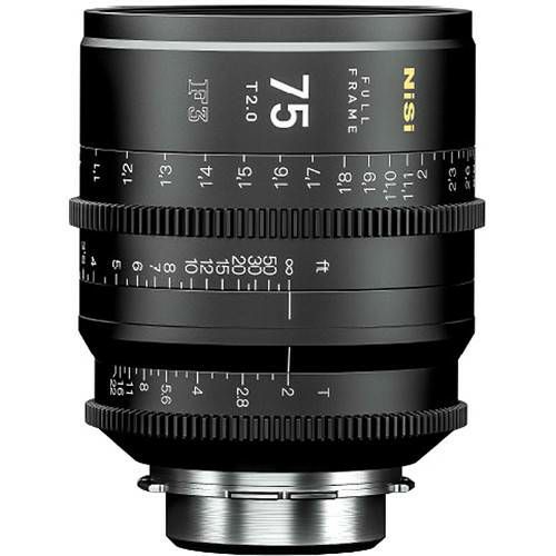 NiSi 75mm T2.0 F3 Prime Cinema Lens PL Mount Cine video filmski objektiv