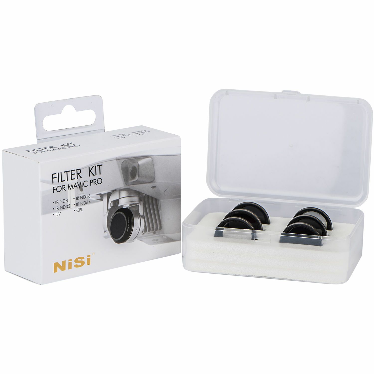 NiSi Filter KIT ND8 + ND16 + ND32 + ND64 + NC-UV + CPL for DJI Mavic Pro