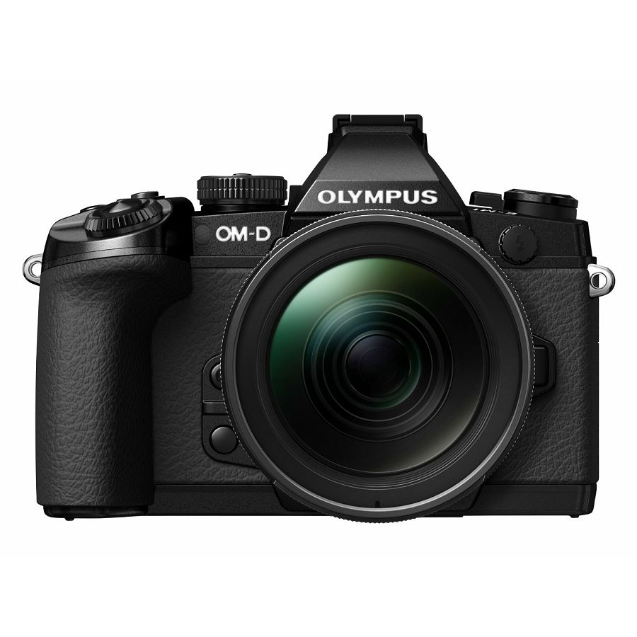 Olympus E-M1 + EZ-M 12-40mm f/2.8 PRO black incl. Charger Battery & Lens Hood Micro Four Thirds MFT - OM-D Camera digitalni fotoaparat V207017BE000 EZ-M1240