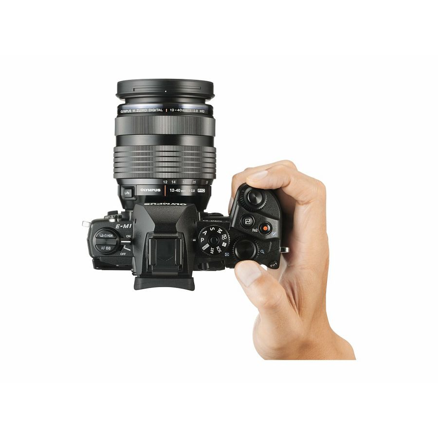 Olympus E-M1 + EZ-M 12-40mm f/2.8 PRO black incl. Charger Battery & Lens Hood Micro Four Thirds MFT - OM-D Camera digitalni fotoaparat V207017BE000 EZ-M1240