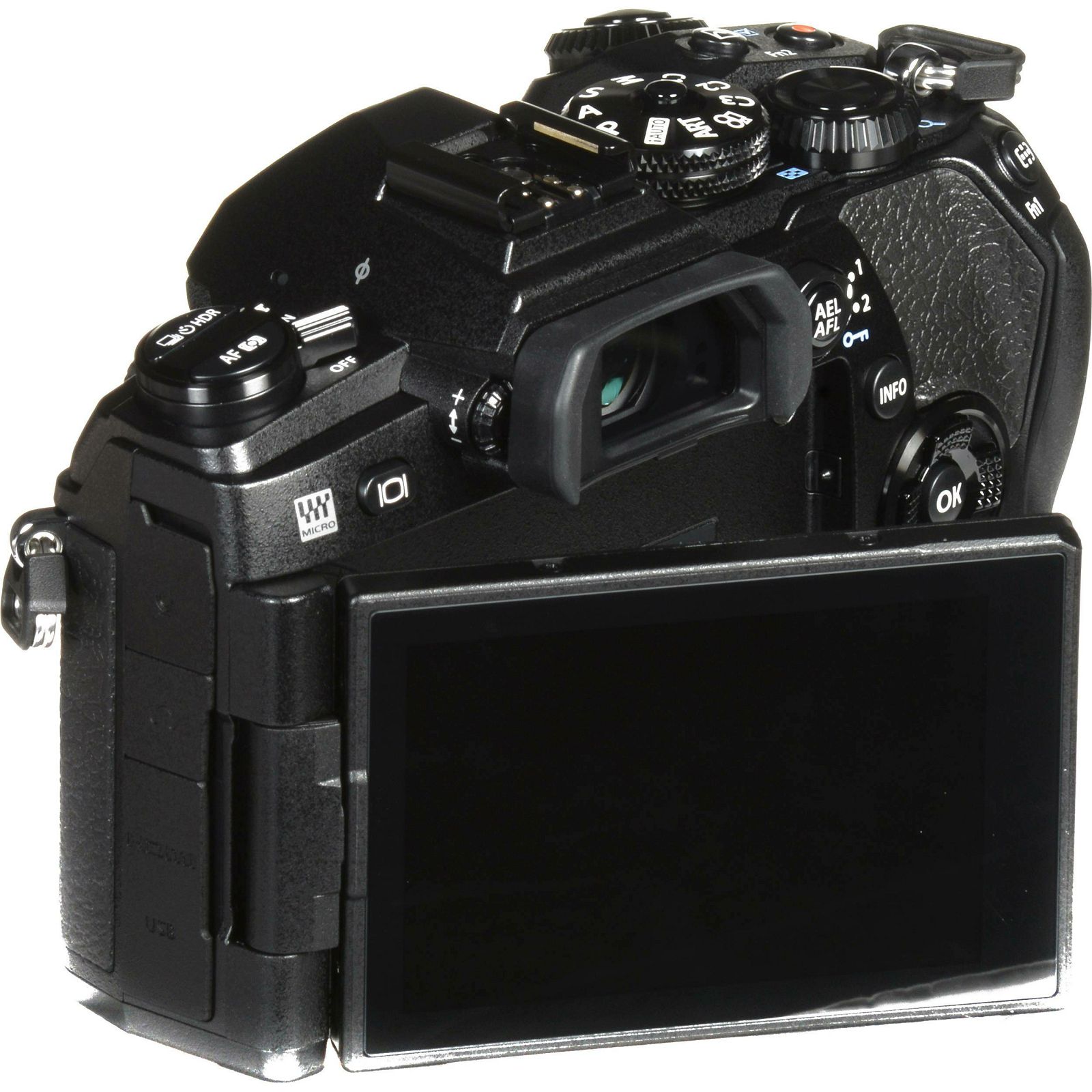 Olympus E-M1 II + 12-200mm f/3.5-6.3 Black crni digitalni fotoaparat s objektivom EZ-M1220 E-M1II Mirrorless MFT Micro Four Thirds Digital Camera (V207062BE00)