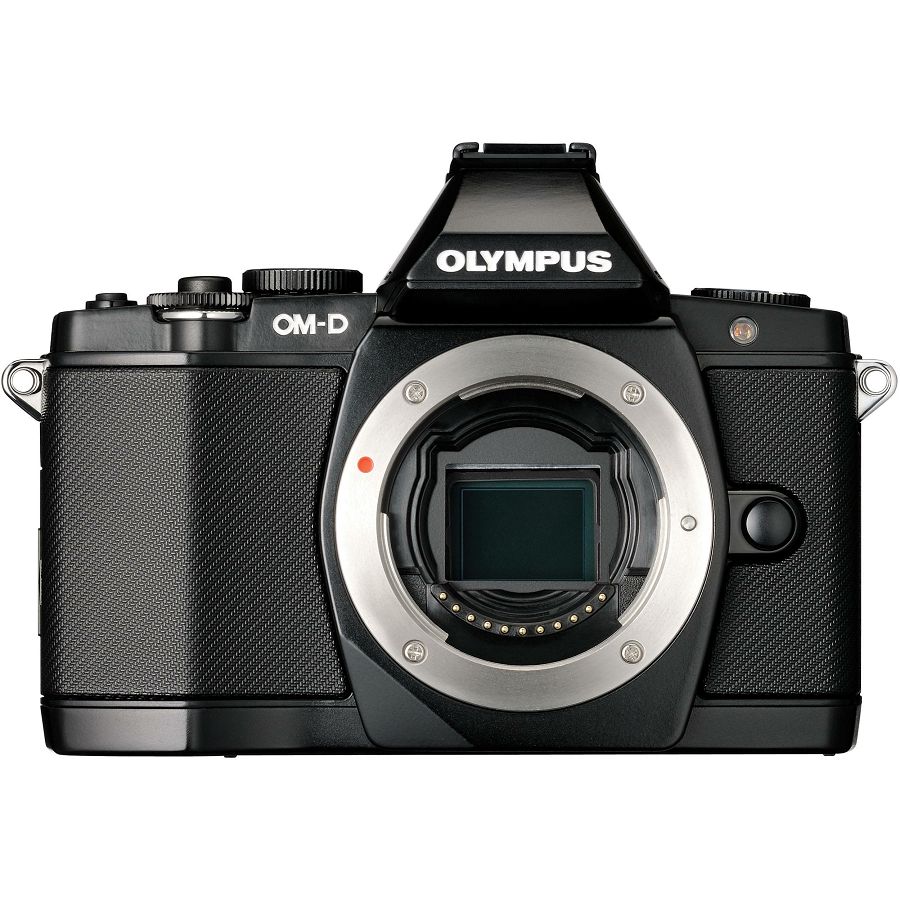 Olympus E-M10 + 14-42mm Black Pancake Zoom Kit blk/blk E-M10 + EZ-M1442EZ crni 14-42 Kit including Charger & Battery Micro Four Thirds MFT - OM-D Camera digitalni fotoaparat V207023BE000