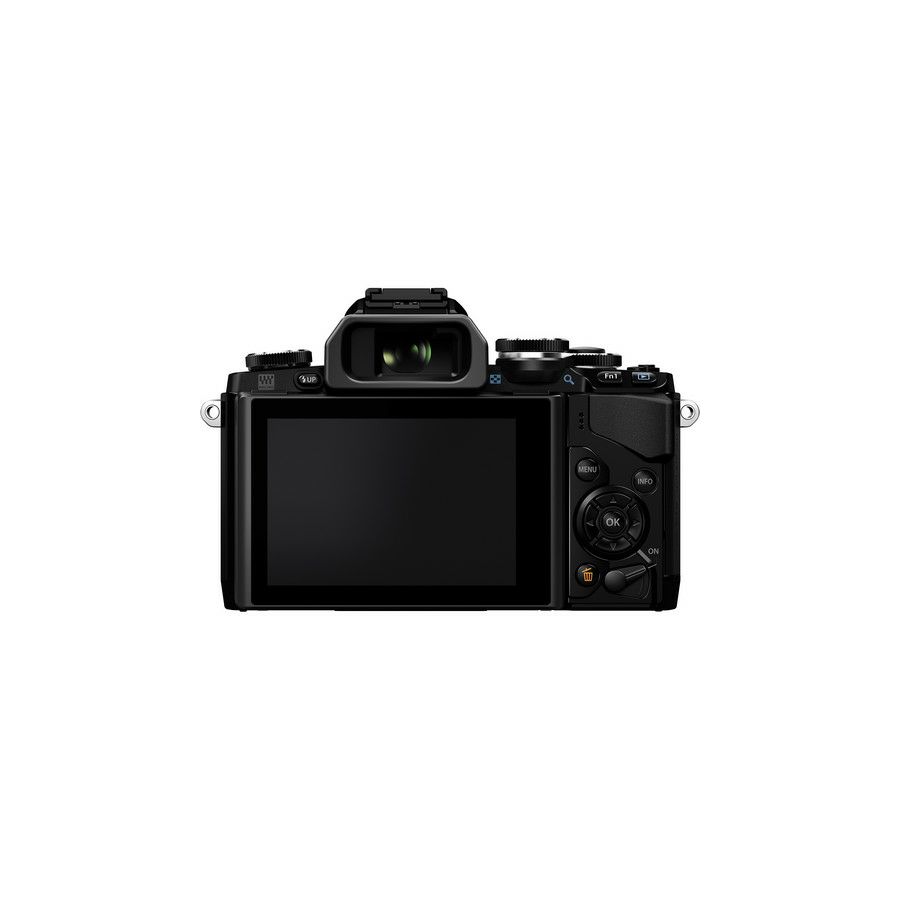 Olympus E-M10 + 14-42mm II R Black EZ-M1442 IIR Kit incl. Charger & Battery Micro Four Thirds MFT - OM-D Camera digitalni fotoaparat V207021BE000